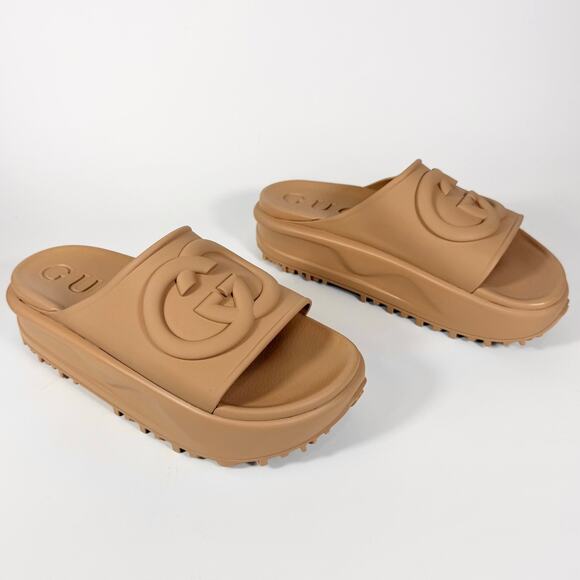 Gucci Interlocking G Platform Slide Sandal - Women’s 9 - Picture 3 of 8